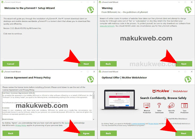 شرح تثبيت يو تورنت للكمبيوتر